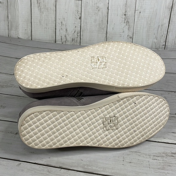 Dolce Vita Grey Suede Hidden Wedge Sneaker Booties - Picture 9 of 13